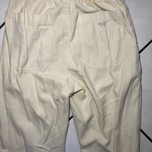 Thrills elastic waist cream pants